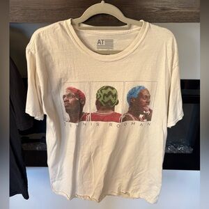 Cream Graphic T-Shirt Dennis Rodman